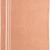 Torchon terracotta en coton recyclé Rib - 50 x 70 cm