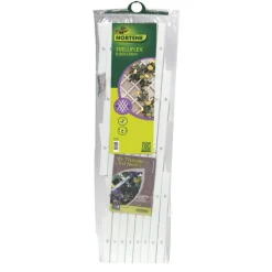 Treillis extérieur Treilliflex en PVC, coloris blanc, 50 x 150 cm