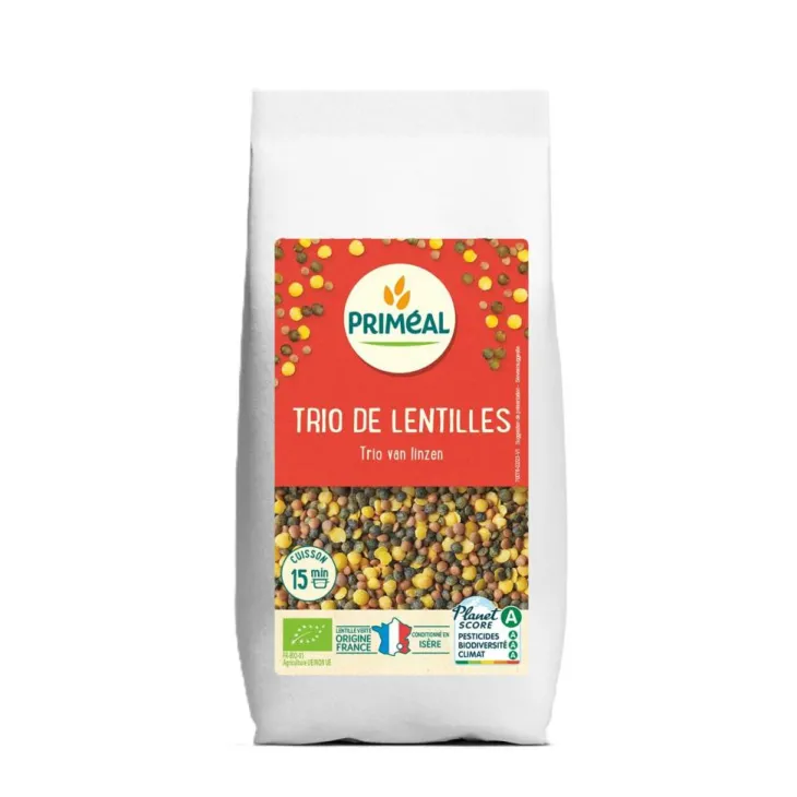Trio de lentilles 500 g PRIMEAL