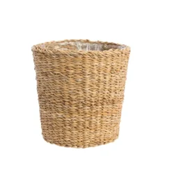 Vannerie naturelle en jacinthe d’eau – 20,5 x 19,5 x 16 cm