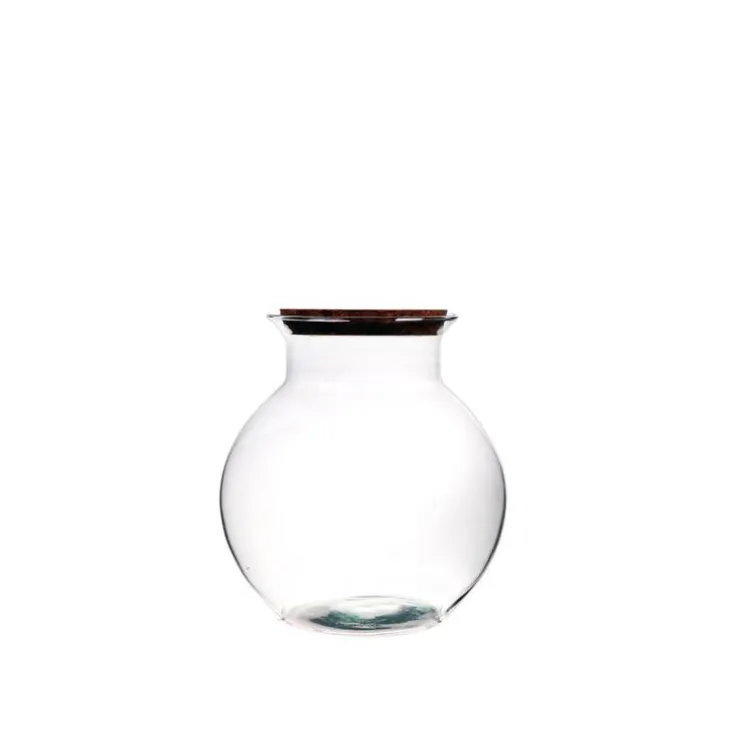 Vase Bose Tulip S & bouchon liège Ø19xH20 cm