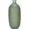 Vase coloris vert en verre recyclé - Ø 13 cm