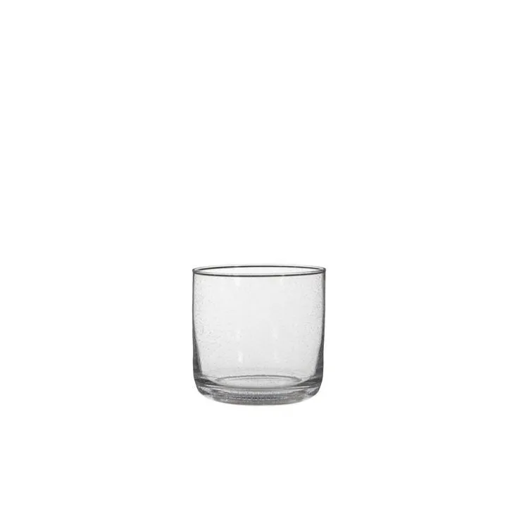 Vase cylindrique Lilou en verre Ø 16,5 x H 16,5 cm