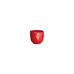 Vase Rebord coquelicot H 19 x Ø 21 cm