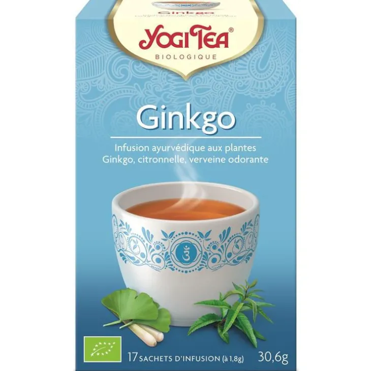 Yogi Tea Ginkgo – La boîte de 17 sachets